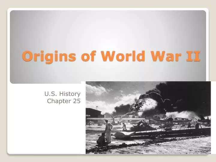 origins of world war ii