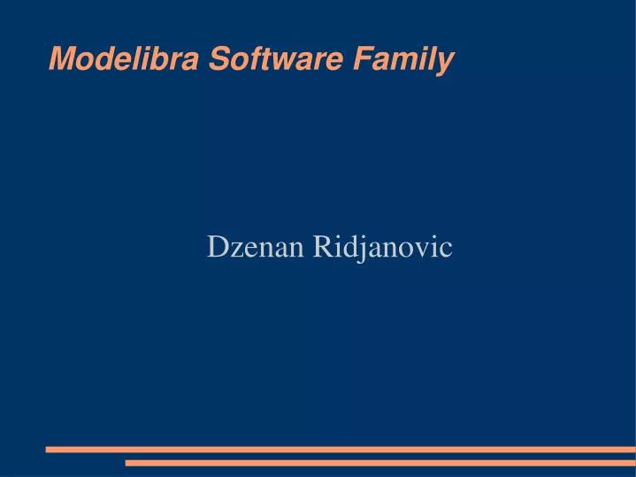 modelibra software family