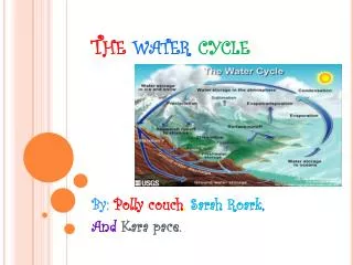 The water cycle