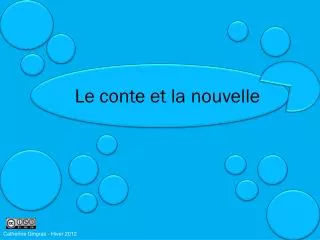 le conte et la nouvelle