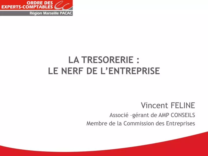 la tresorerie le nerf de l entreprise