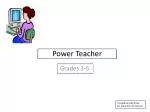 PowerTeacher Guide for Grades 3-5: Login, Grading, and Assignment Management - slide 1