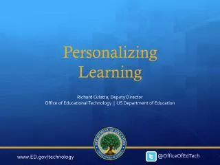 Personalizing Learning