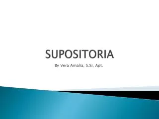 supositoria