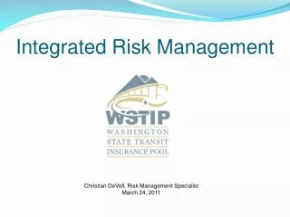 Integrated Risk Management