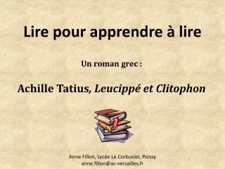 lire pour apprendre lire