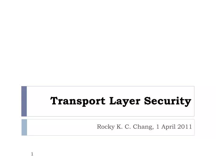 transport layer security
