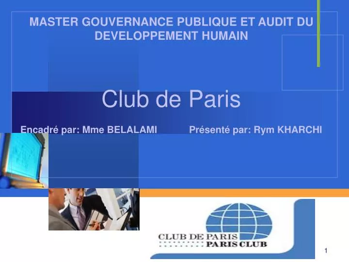 club de paris encadr par mme belalami pr sent par rym kharchi