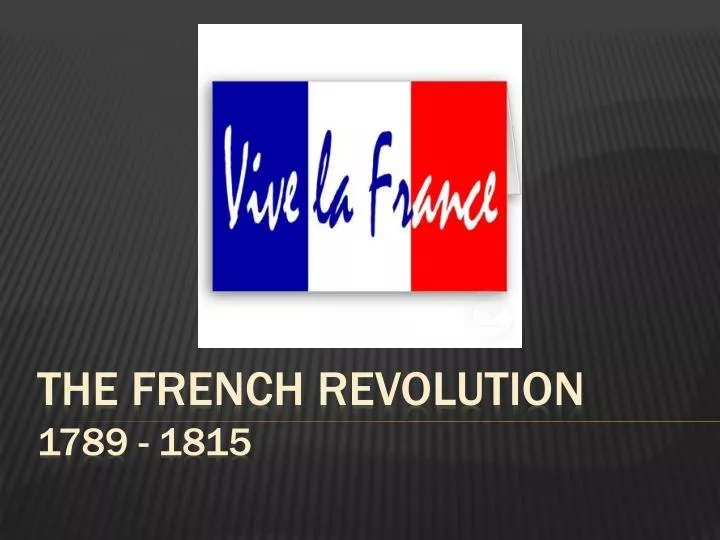 the french revolution 1789 1815