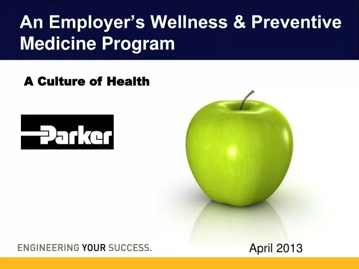 an employer s wellness preventive medicine program