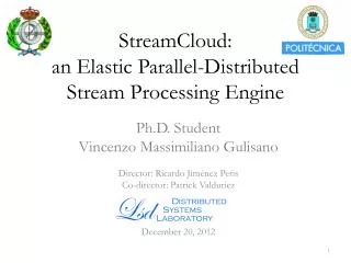 StreamCloud: an Elastic Parallel-Distributed Stream Processing Engine