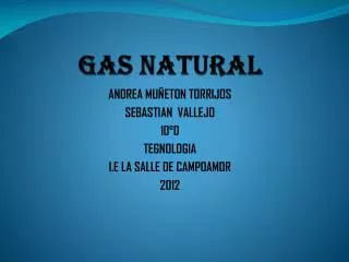 gas natural