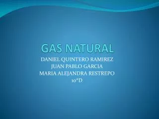 gas natural
