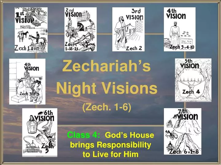 zechariah s night visions zech 1 6