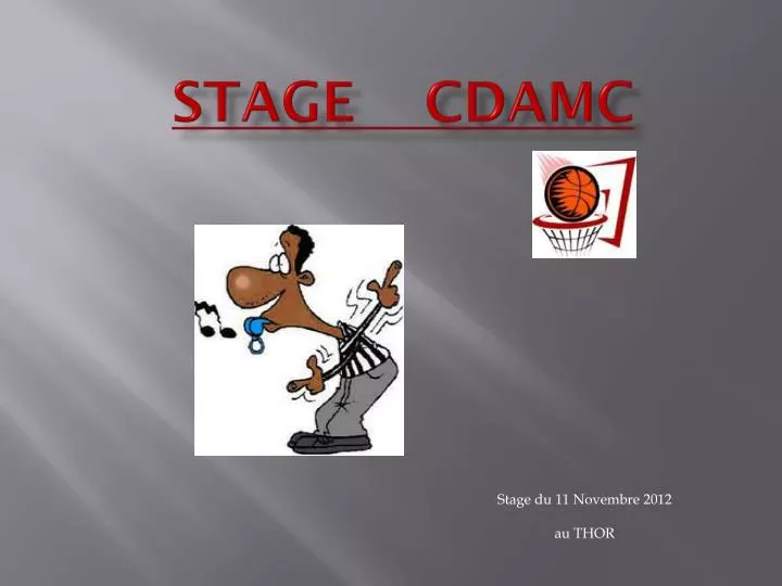 stage cdamc