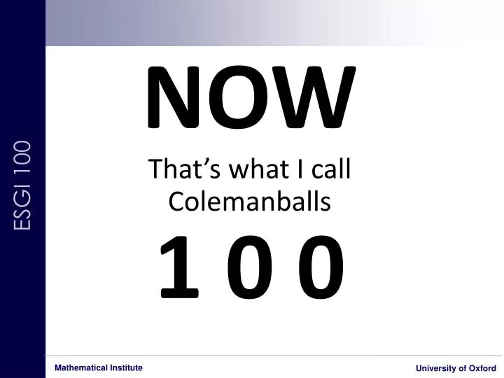 now that s what i call colemanballs 1 0 0