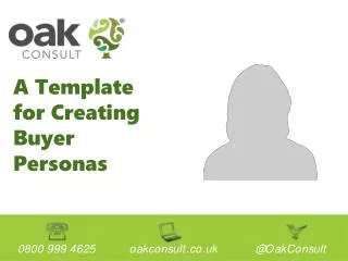 A Template for Creating Buyer Personas