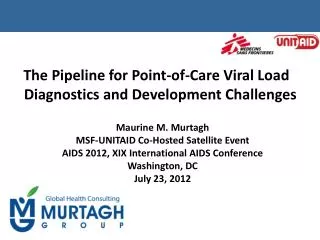 The Pipeline for Point-of-Care Viral Load Diagnostics and Development Challenges