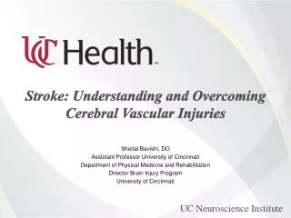 Stroke: Understanding and Overcoming Cerebral Vascular Injuries