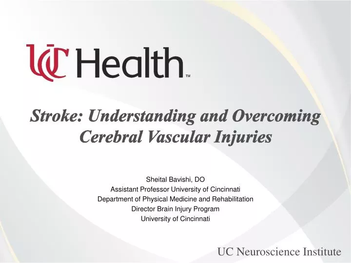 stroke understanding and overcoming cerebral vascular injuries
