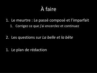 faire