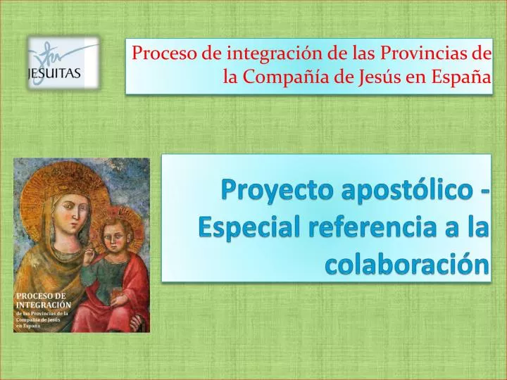 proyecto apost lico especial referencia a la colaboraci n