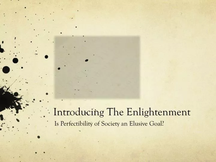 introducing the enlightenment