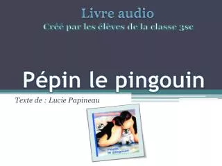 p pin le pingouin