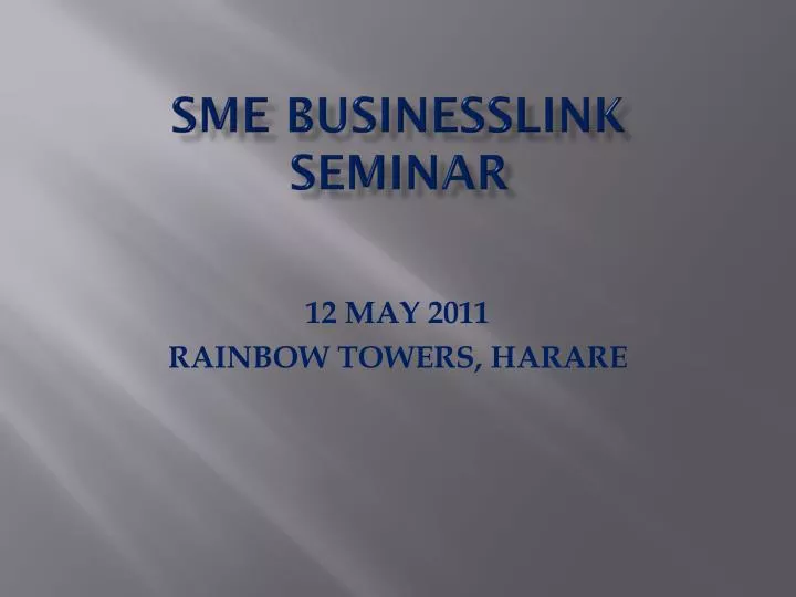 sme businesslink seminar