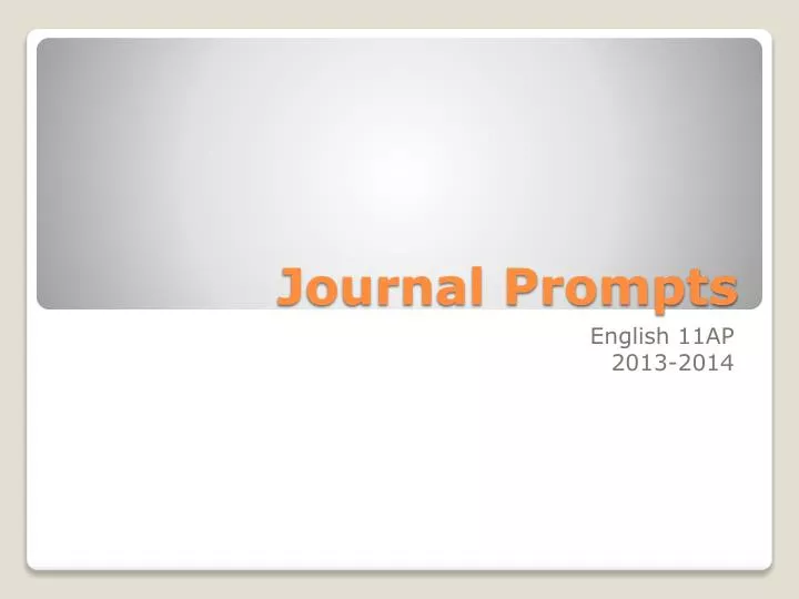 journal prompts