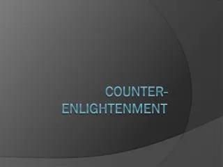 Counter-Enlightenment