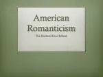 American Romanticism