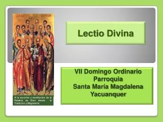 lectio divina