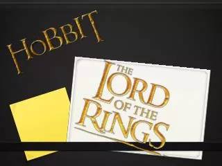 lord of the rings and the hobbit