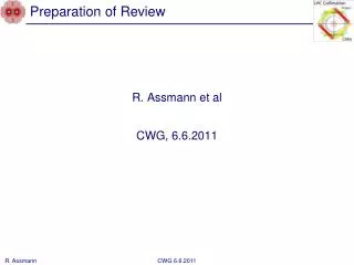 Preparation of Review