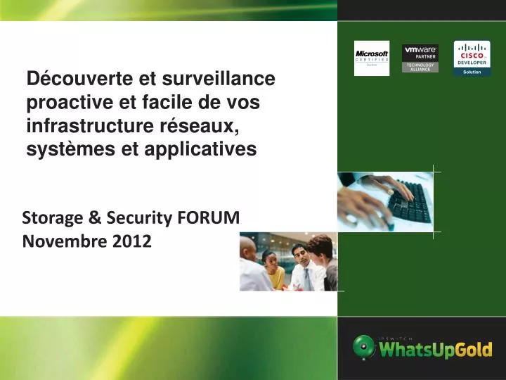 storage security forum novembre 2012