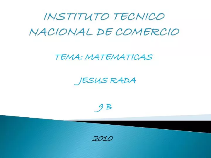 instituto tecnico nacional de comercio