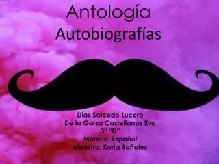 antolog a autobiograf as