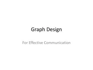 Graph Design