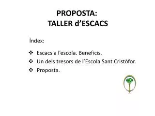 proposta taller d escacs