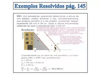 exemplos resolvidos p g 145