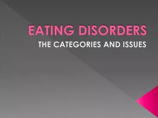 EATING DISORDERS