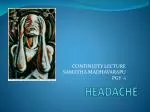 HEADACHE - slide 1