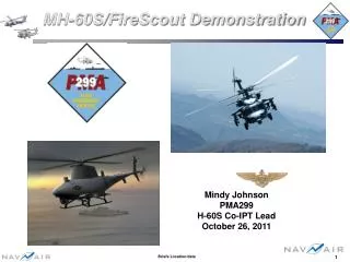 MH-60S/FireScout Demonstration
