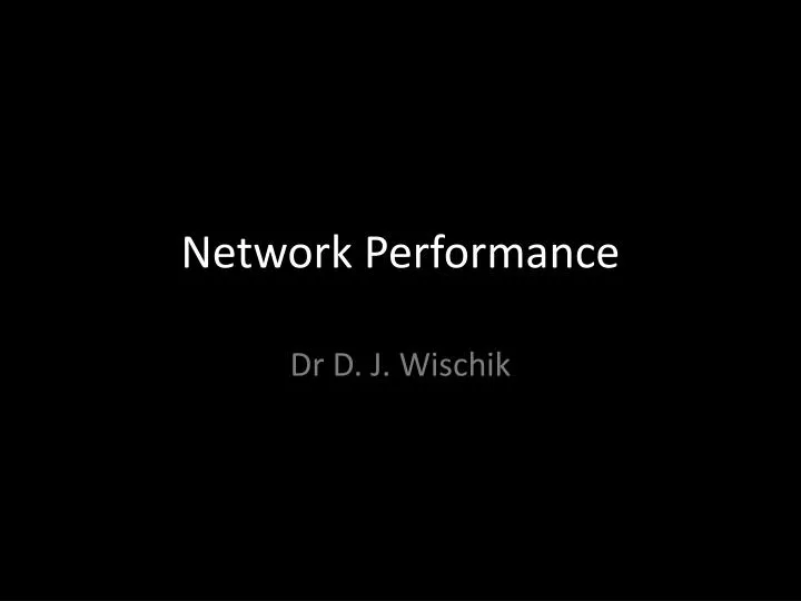 network performance