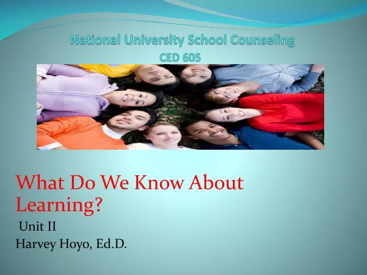 national university school counseling ced 605