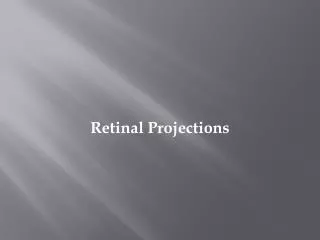 Retinal Projections