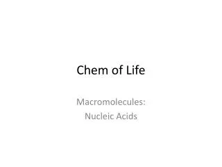 Chem of Life