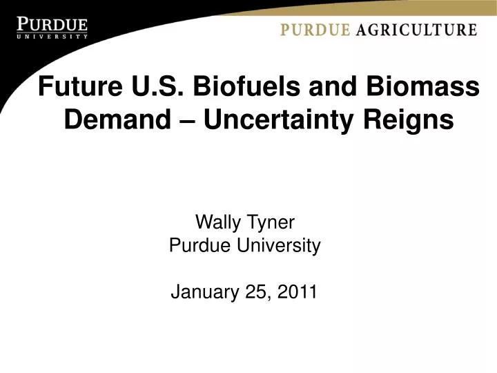 future u s biofuels and biomass demand uncertainty reigns