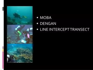MOBA DENGAN LINE INTERCEPT TRANSECT